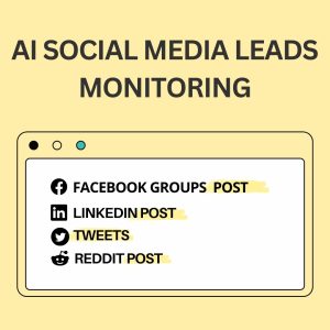 AI Social Media Leads Monitoring and Outreach Tool