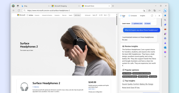 Bing will now surface AI-generated buying guides