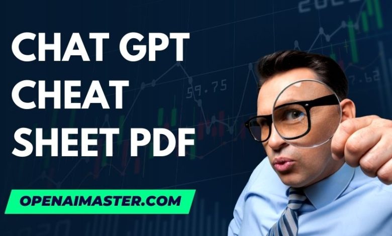 Chat GPT Cheat Sheet PDF