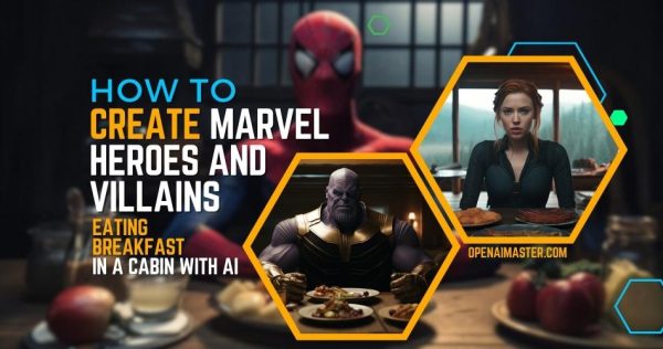 How to Create Marvel Heroes and Villains Eating Breakfast in a Cabin with AI