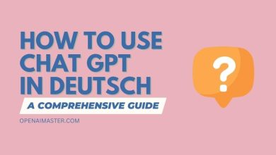 How to Use Chat GPT in Deutsch