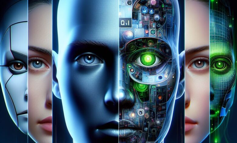 Faces of Key Players in the AI Landscape